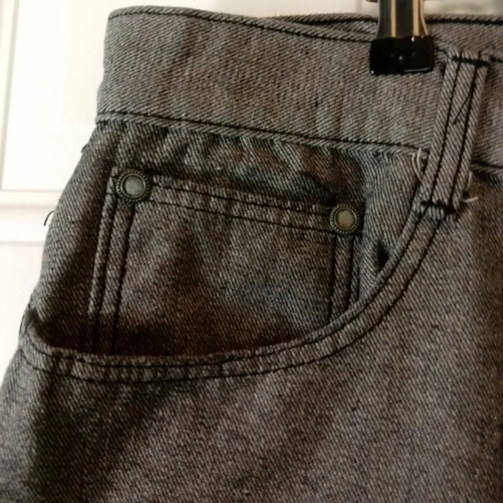 (3/$20) Hova grey denim five pocket shorts